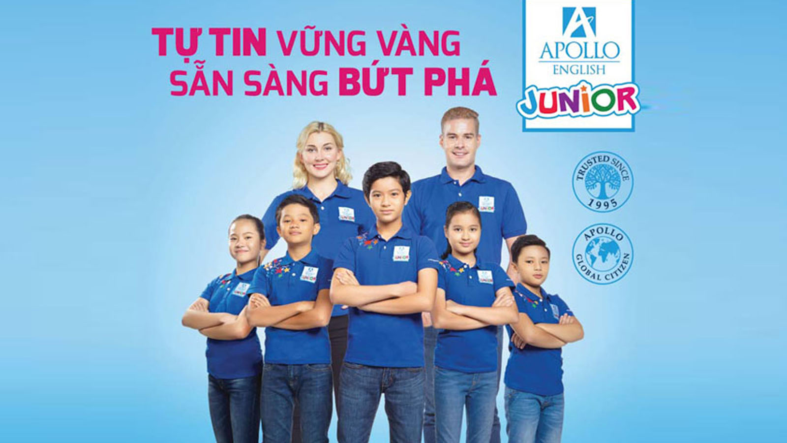 Apollo English Junior là trung tâm đào tạo luyện thi Cambridge dành cho trẻ
